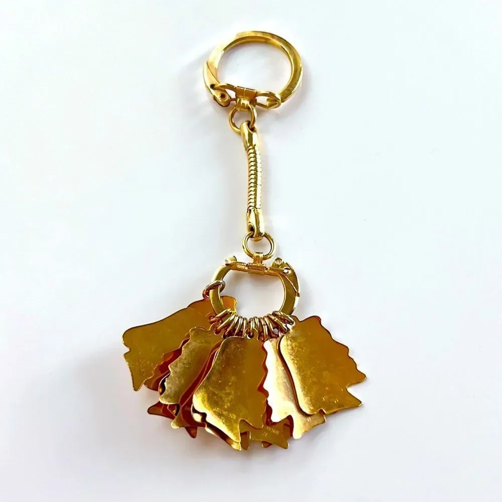 Vintage Twelve Disciples Religious Charms Keychain
